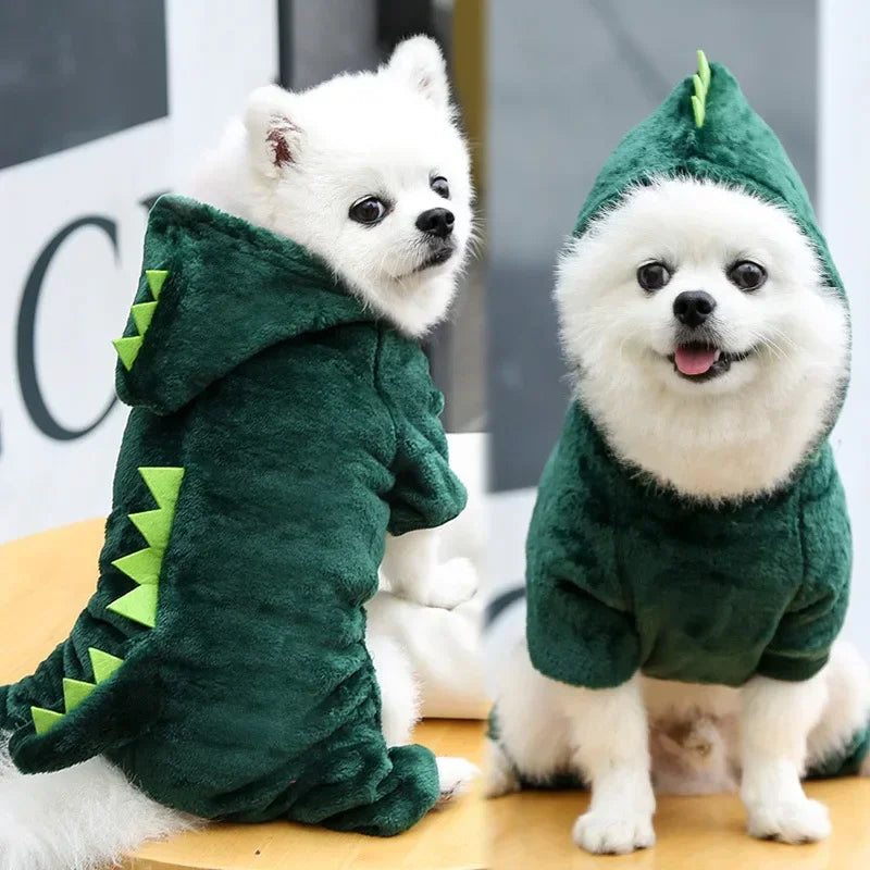 Pet Dinosaur Jumpsuit for Winter
