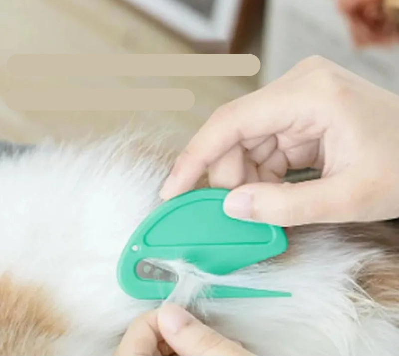 Multicolour Pet Knot Cutter Hair Remover