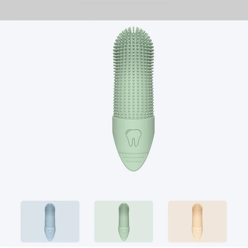 Food Grade Silicone Pet Finger Toothbrush