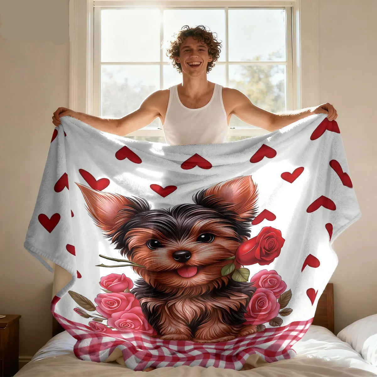 Printed Yorkshire Flannel Cover Blanket
