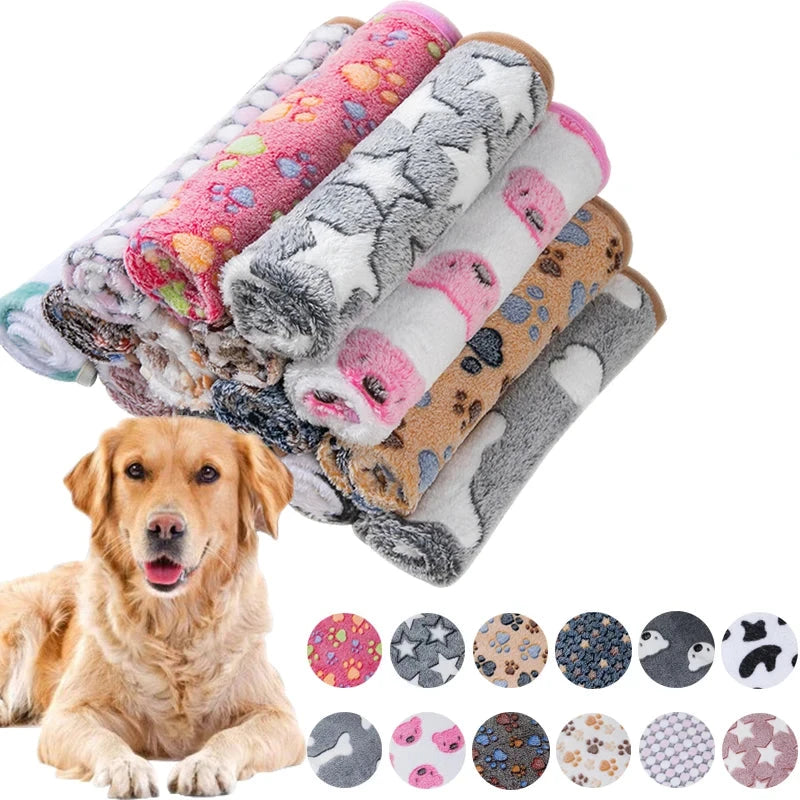 Breathable Coral Fleece Pet Blanket