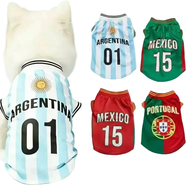Dog & Cat Football Jersey Vest