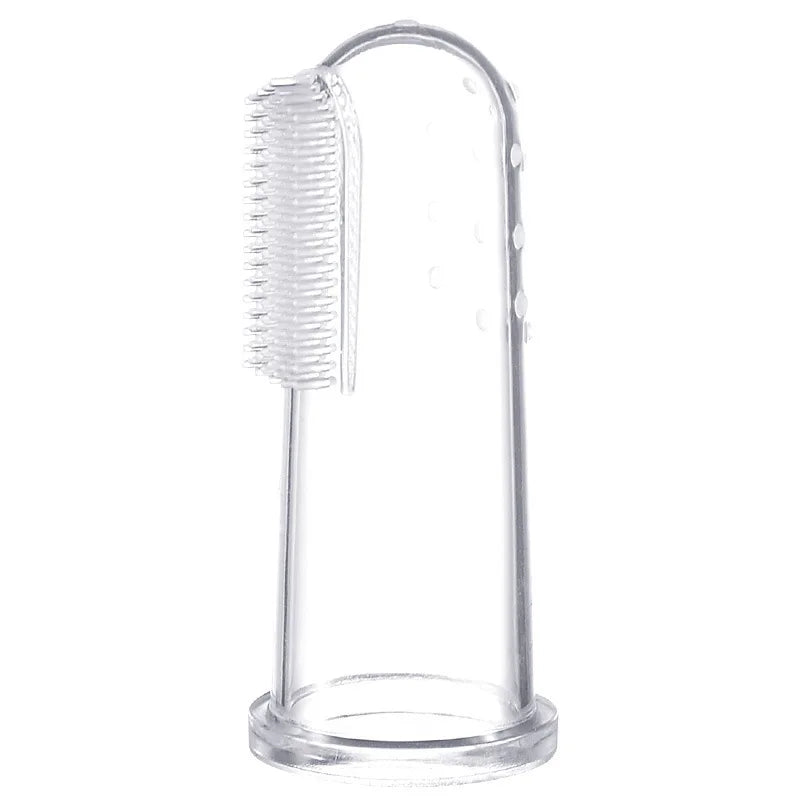Super Soft Silica Gel Pet Finger Toothbrush