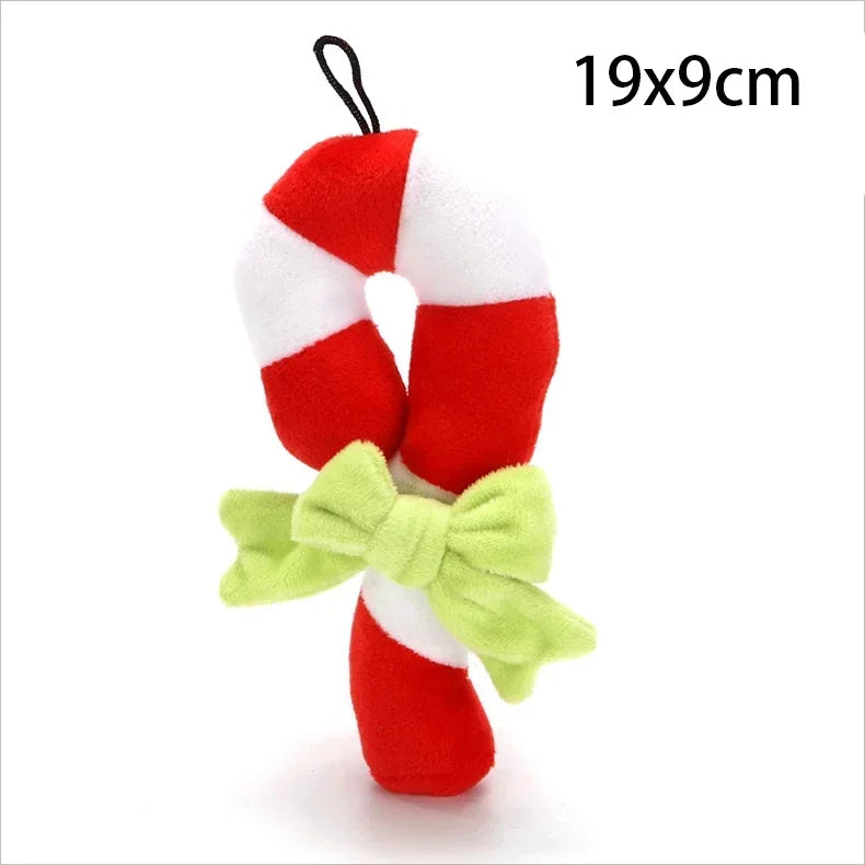 Christmas Plush Chew Toys for Pets