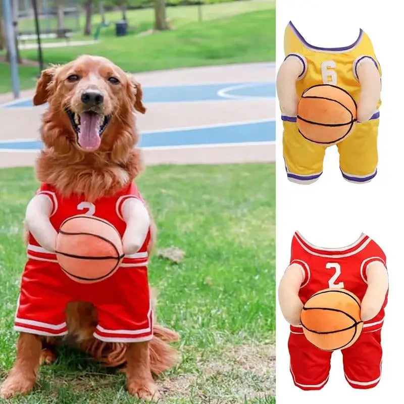 Basketball Playing Dog Inspired Costume