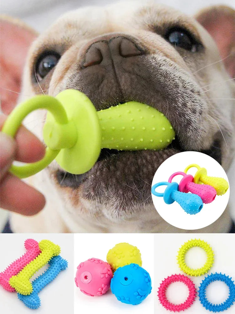 Pet Teething Rubber Chew Toy