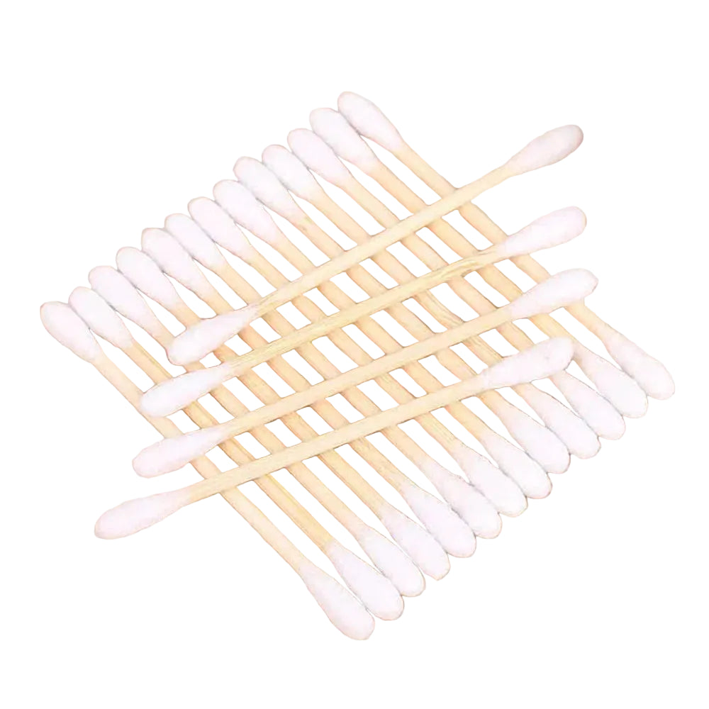 Wood Stick Cotton Double Head Swabs