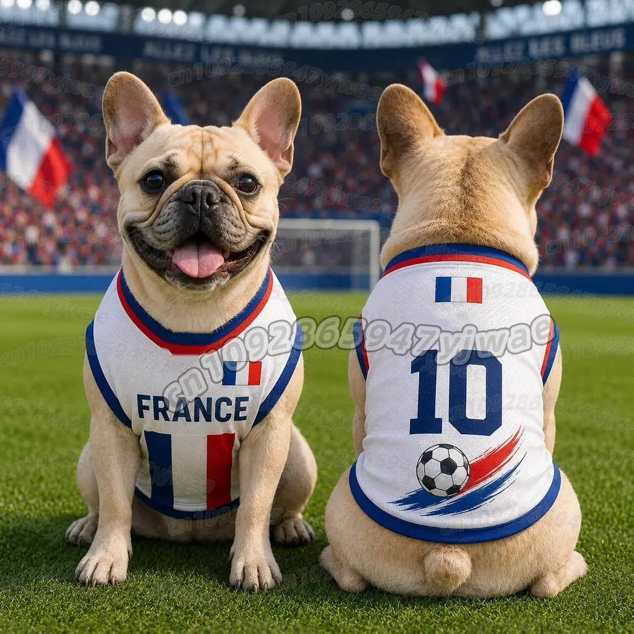 France Soccer Pet T-Shirt Vest