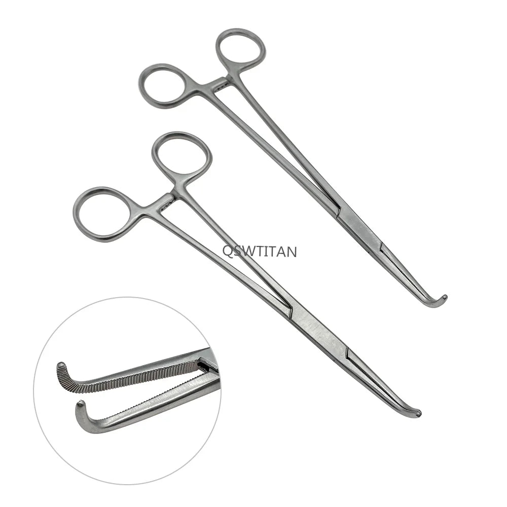 Stainless Steel Hemostatic Forceps for Pets