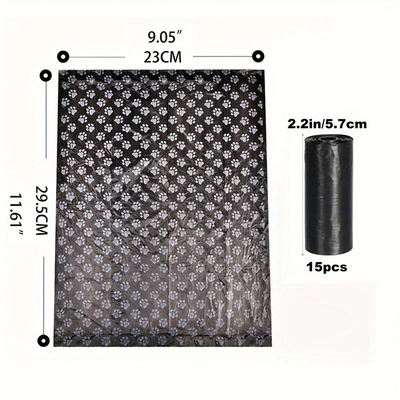 Thick Leakproof Dog Poop Bags for Outdoor Walks