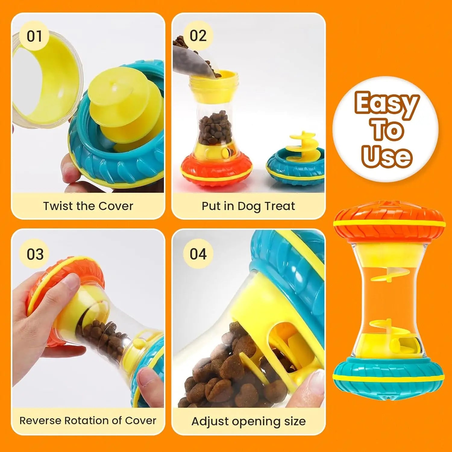 Slow-Feeding Dog Enrichment Toy
