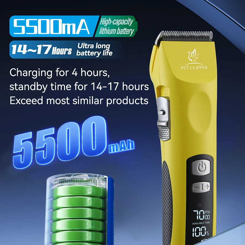 Cordless Pet Grooming Clipper