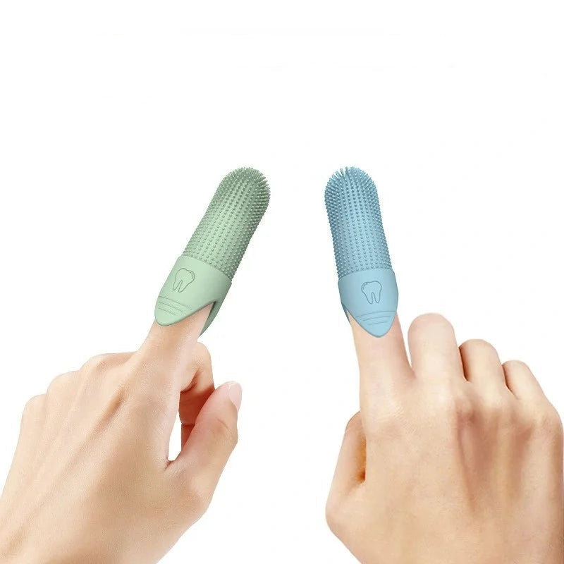 Food Grade Silicone Pet Finger Toothbrush