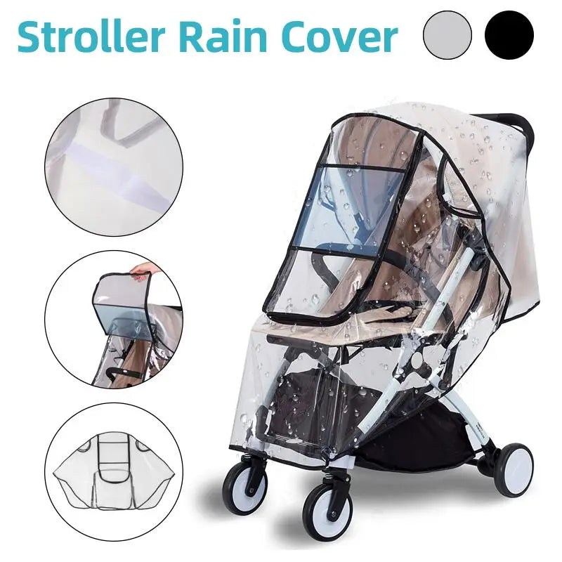 Foldable Outdoor Pet Stroller Rain Cover
