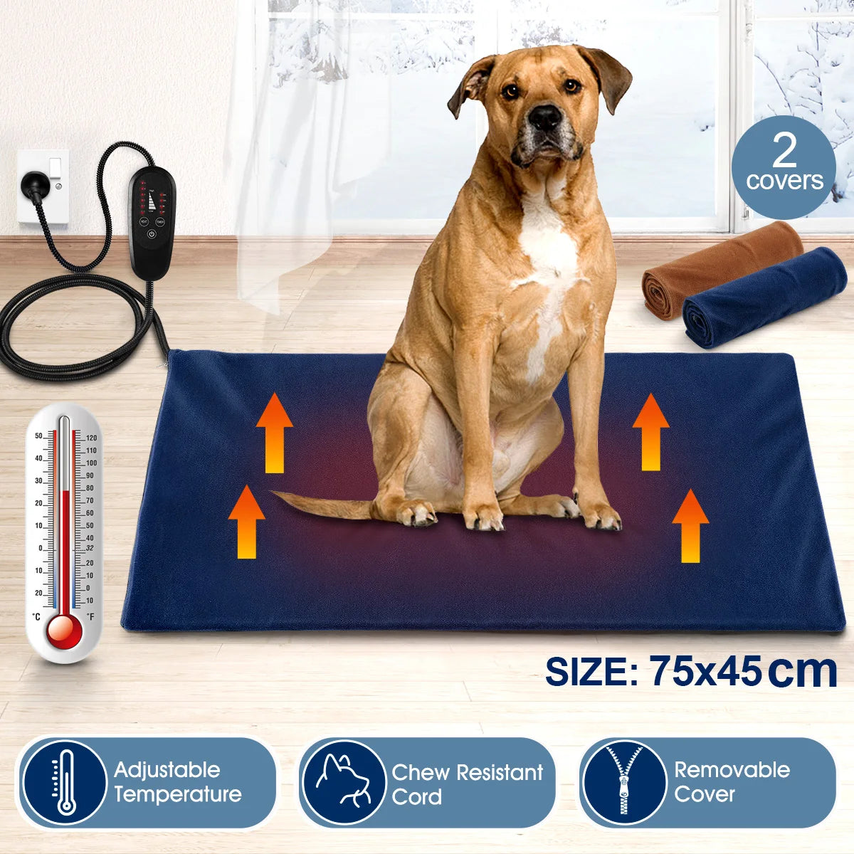 Heated Pet Mat for Warm Comfort