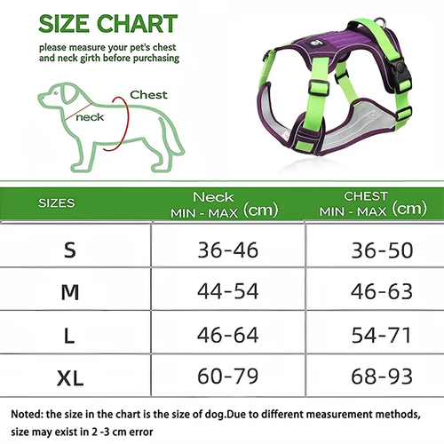 Reflective Adjustable Dog Harness for Australian dogs