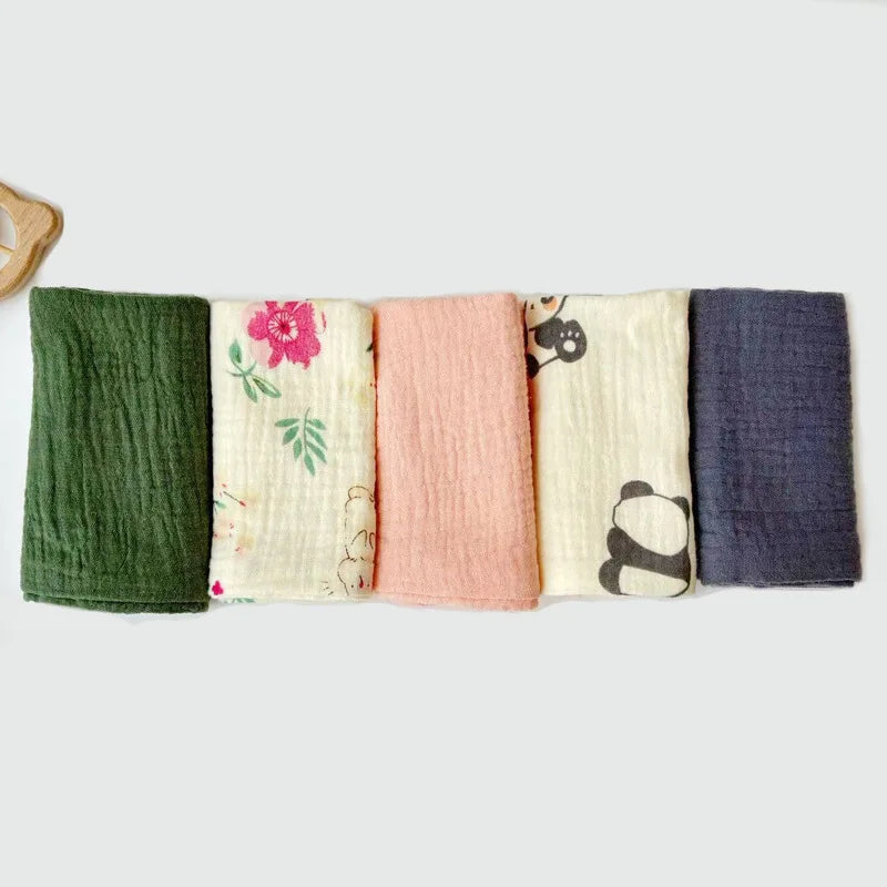Second look at the Soft Cotton Face Bath Handkerchief Towel Set
