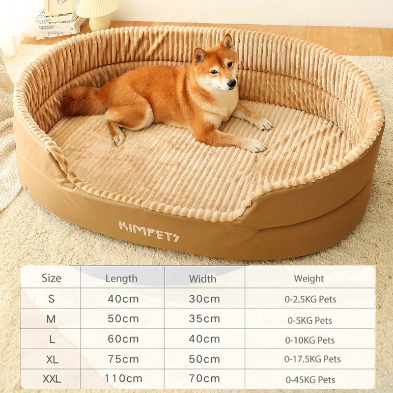 Luxury Coral Fleece Pet Bed