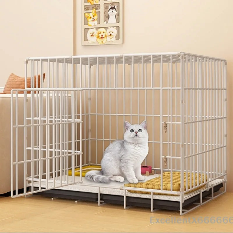 Luxury Indoor Dog House with Toilet and Tray