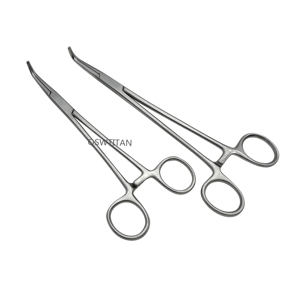 Stainless Steel Hemostatic Forceps for Pets