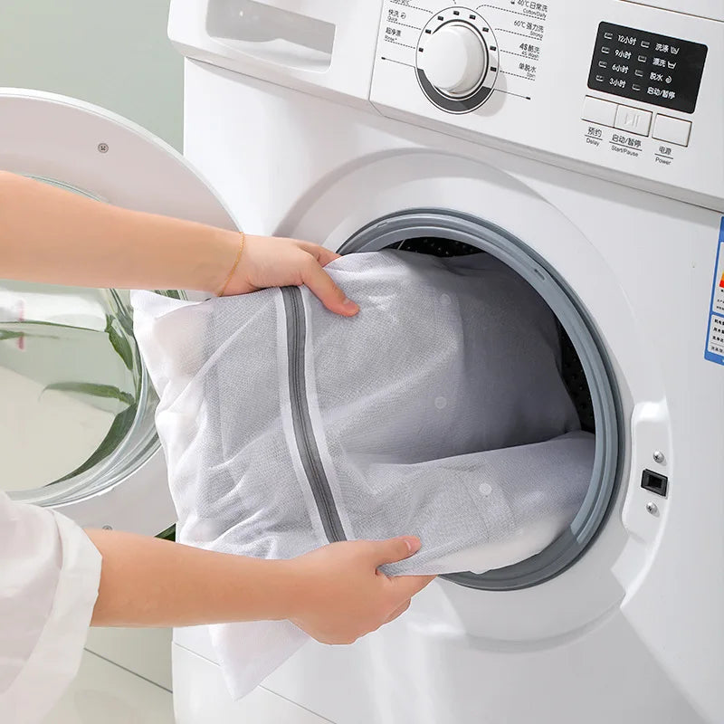 Thickened Mesh Polyester Laundry Bag Set