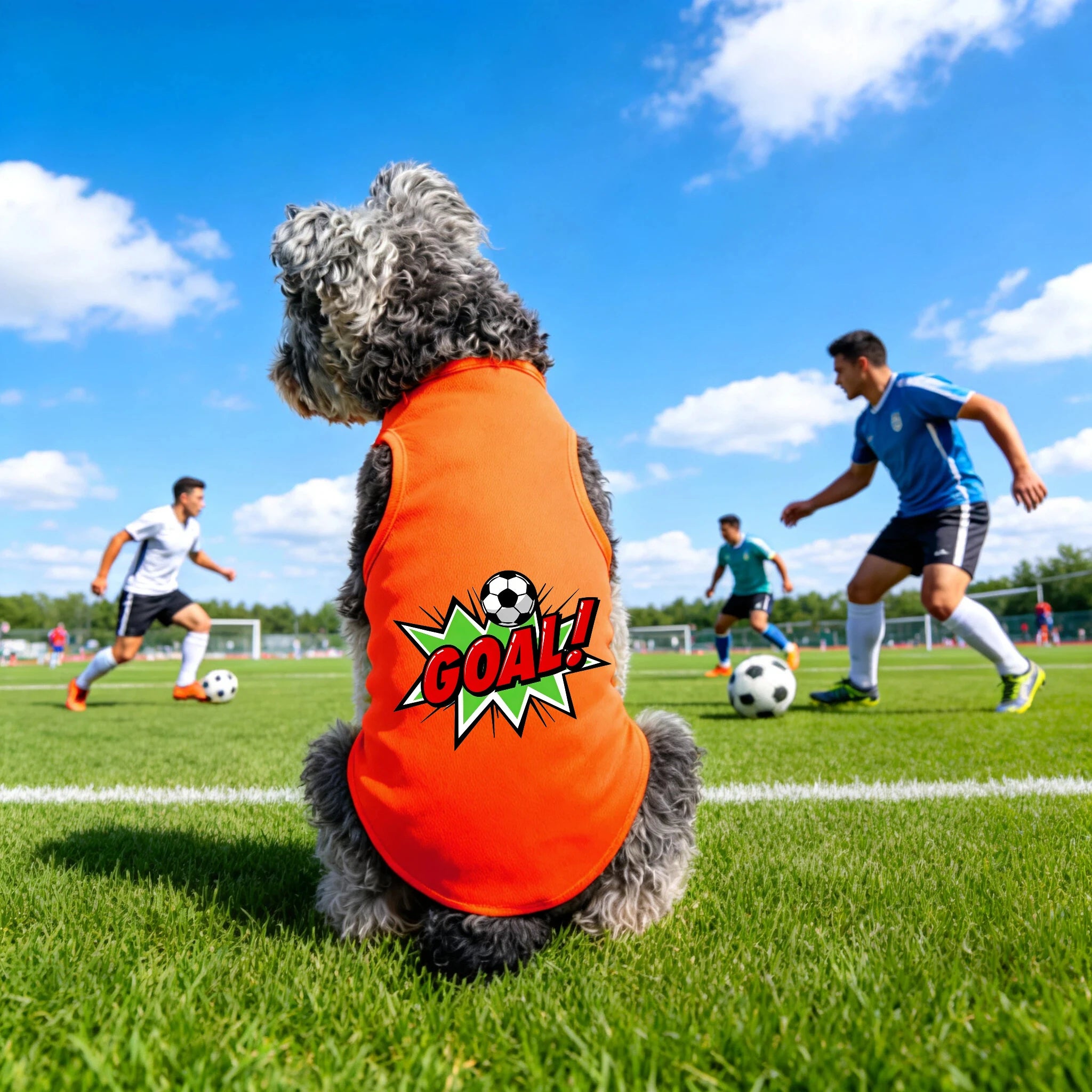 Printed Dog World Cup Shirt