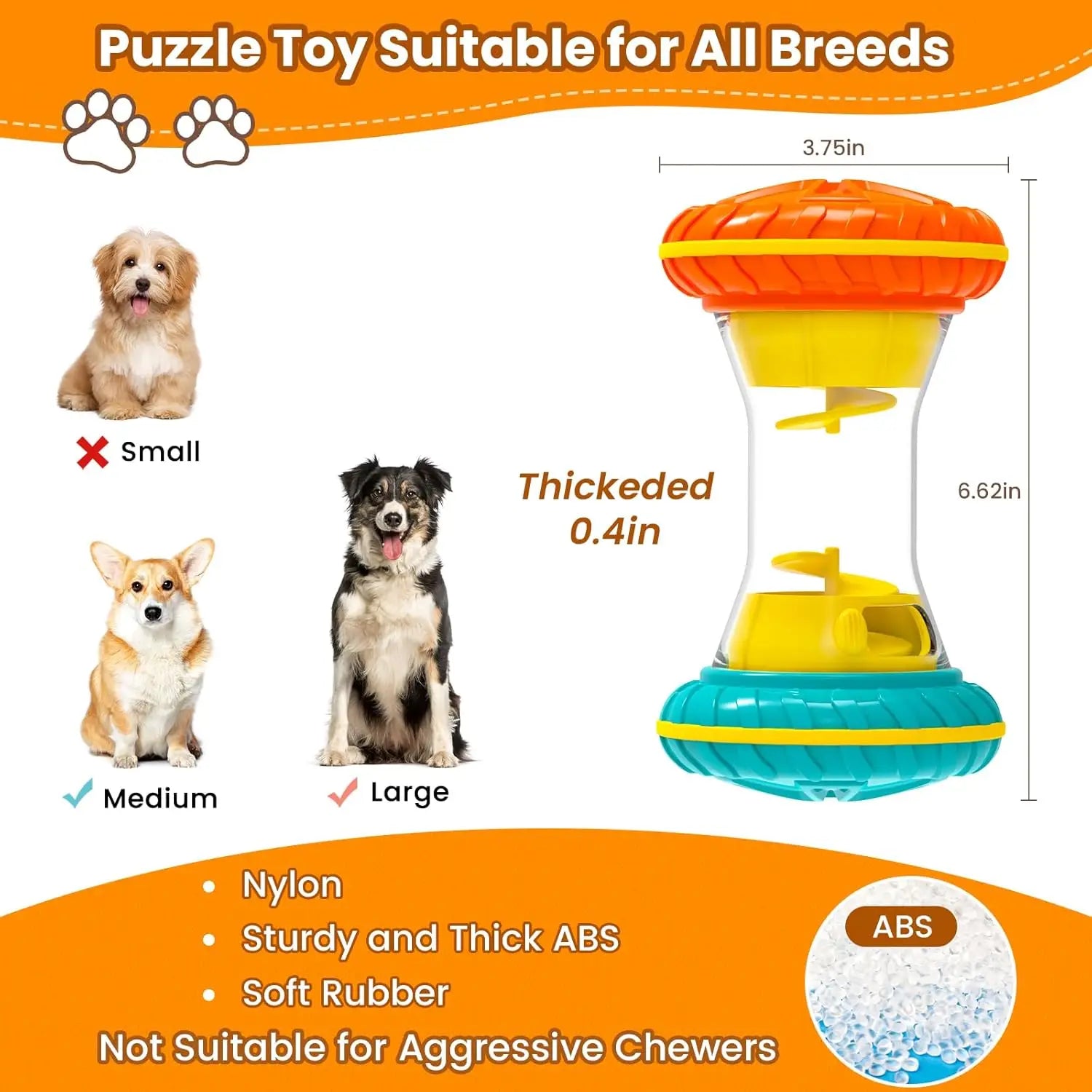 Slow-Feeding Dog Enrichment Toy