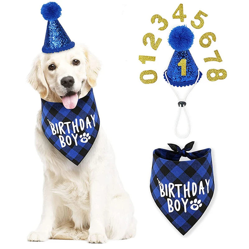 Doggy Birthday Outfit Set