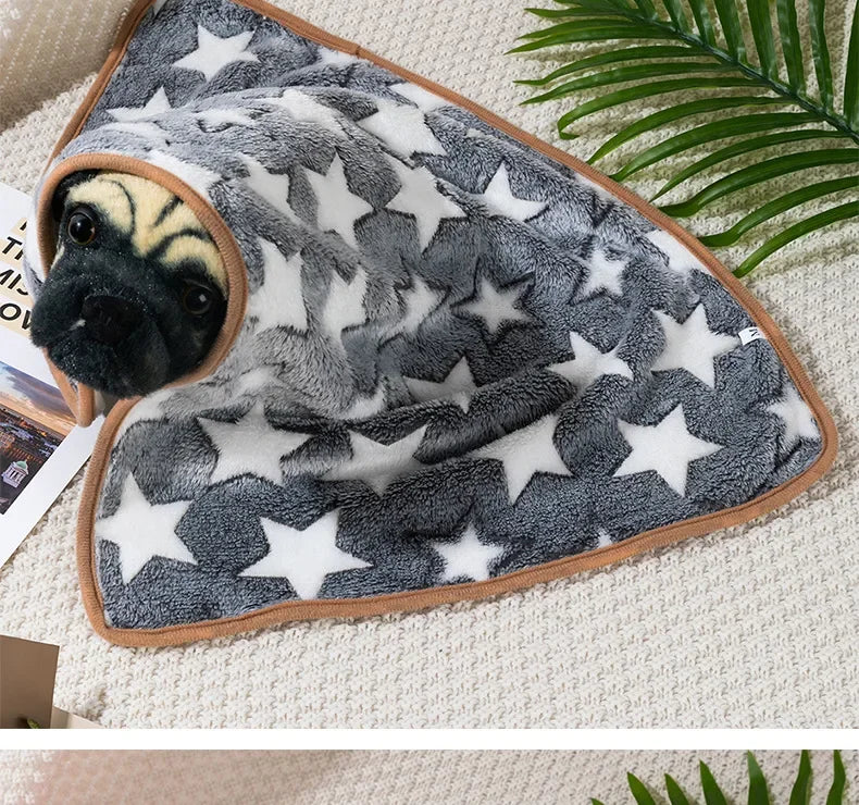 Breathable Coral Fleece Pet Blanket