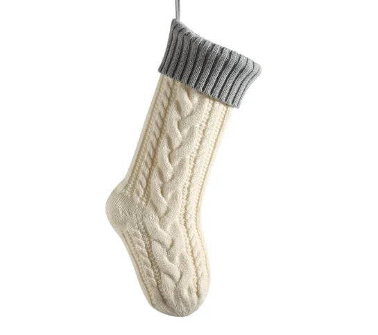 Classic Knitted Christmas Stocking