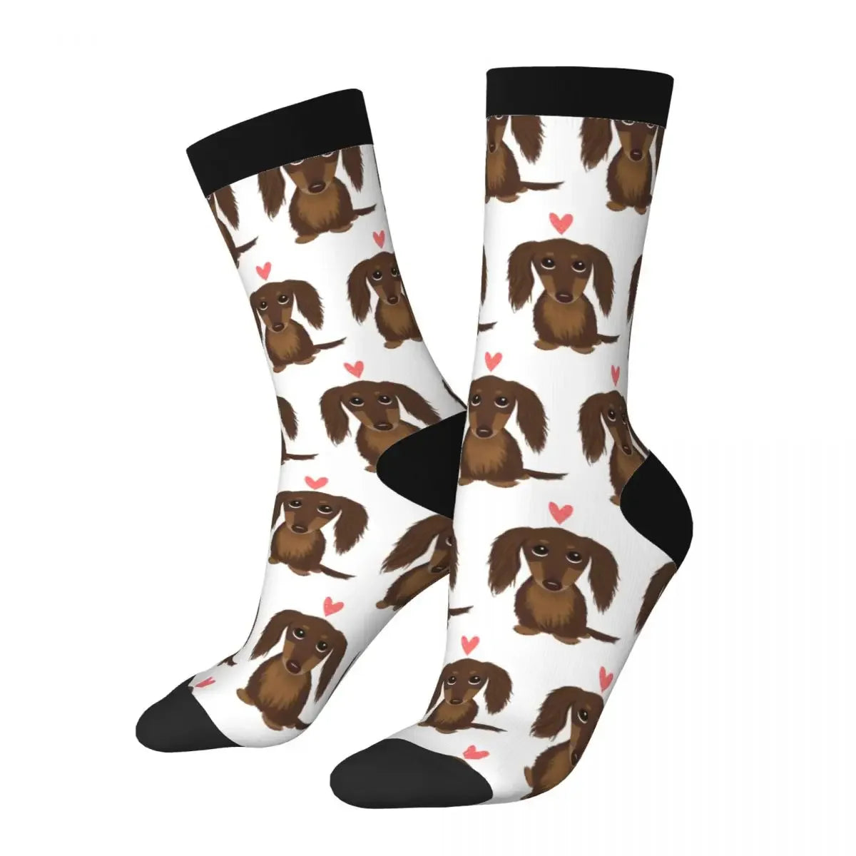 Super Soft Dachshund Printed Stockings