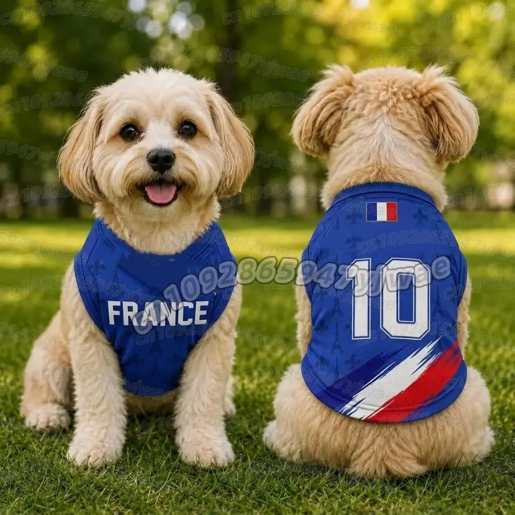 France Soccer Pet T-Shirt Vest