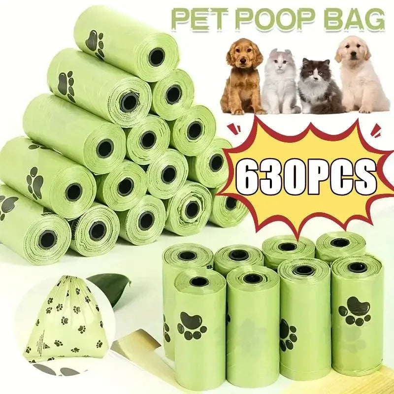 Biodegradable Dog Poop Bags with Dispenser