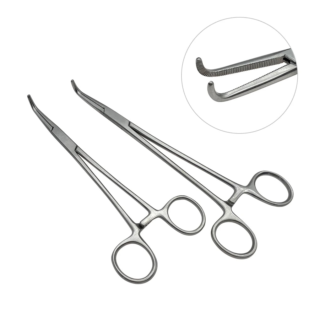 Stainless Steel Hemostatic Forceps for Pets