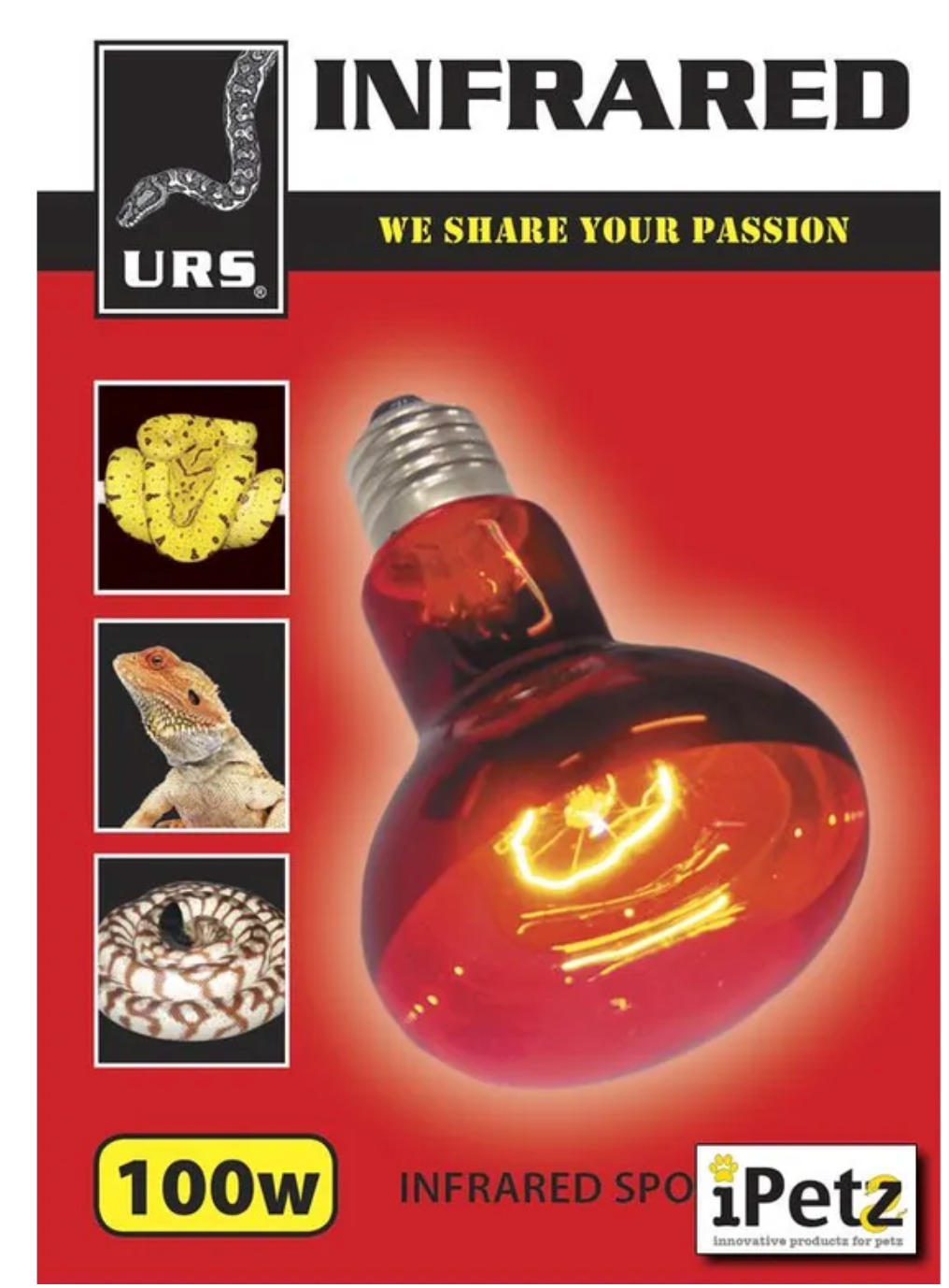 LED Red UVA Infrared Heat Lamp Bulb