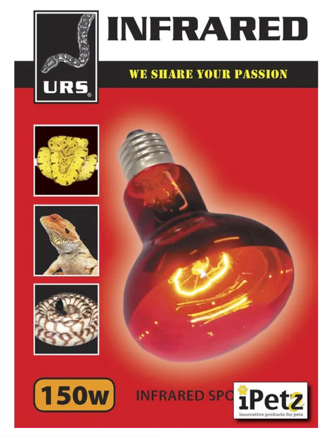 LED Red UVA Infrared Heat Lamp Bulb