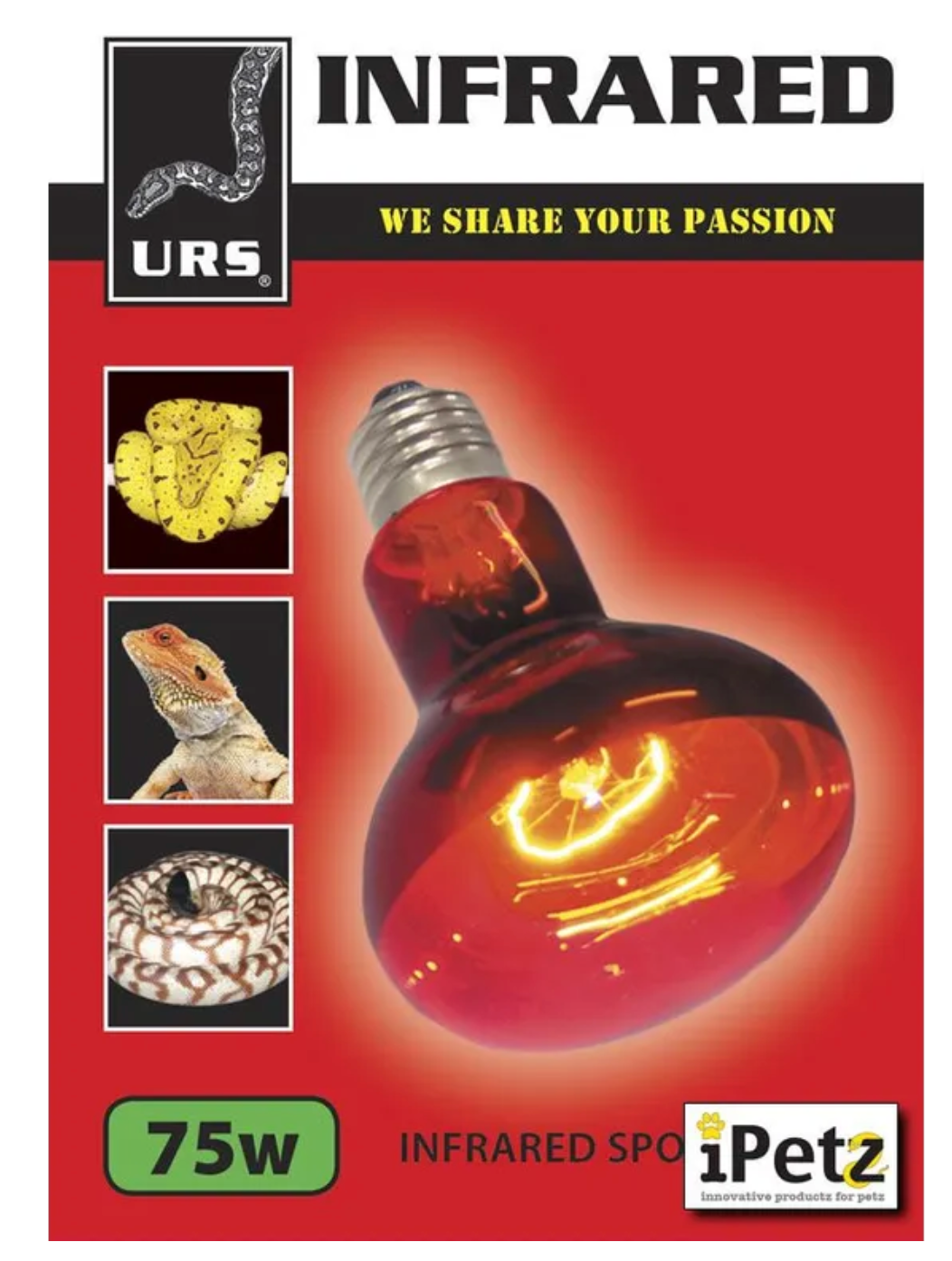 LED Red UVA Infrared Heat Lamp Bulb