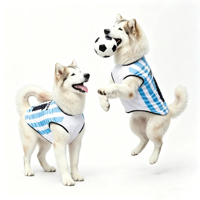 Quick Dry Mesh Pet Soccer Jersey