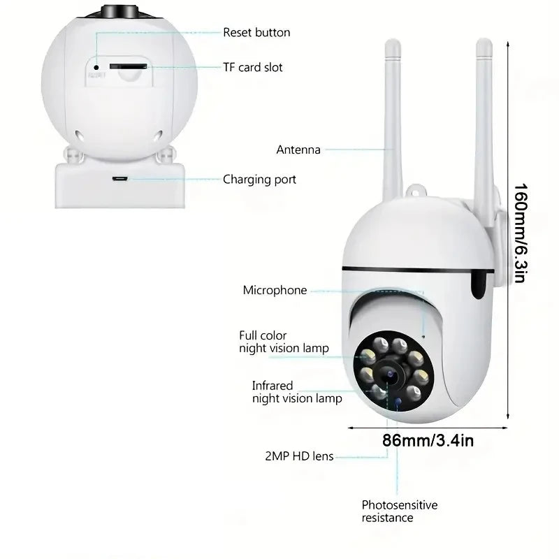 1080P WiFi Outdoor Security Camera