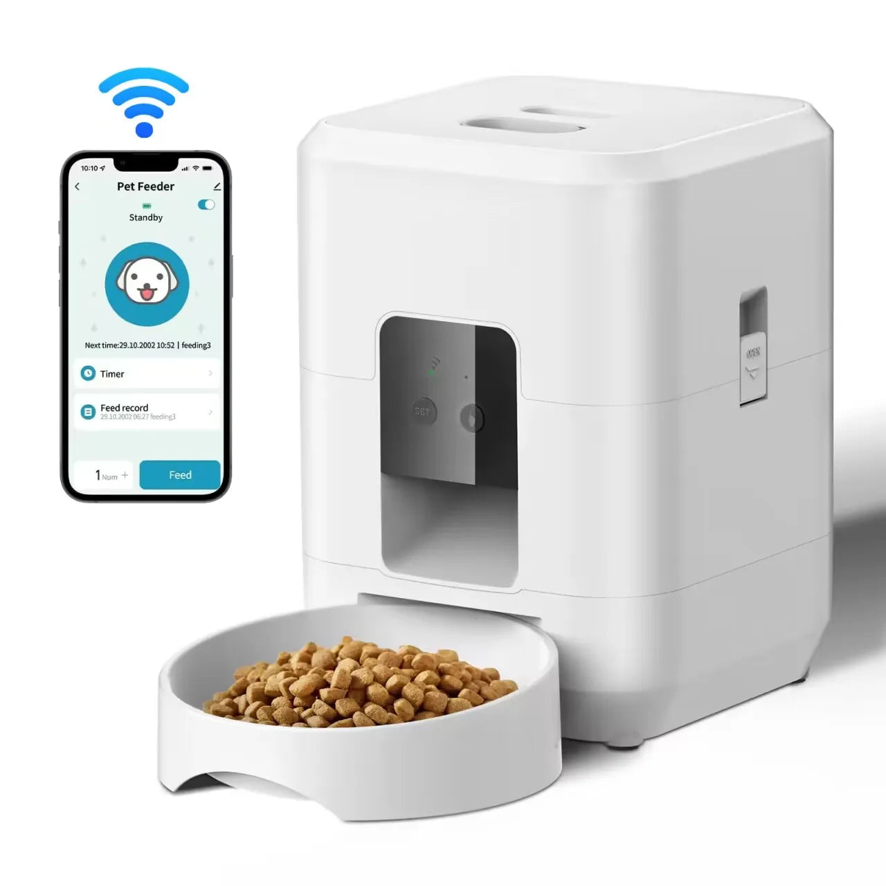 Smart Automatic Pet Feeder with Bowl