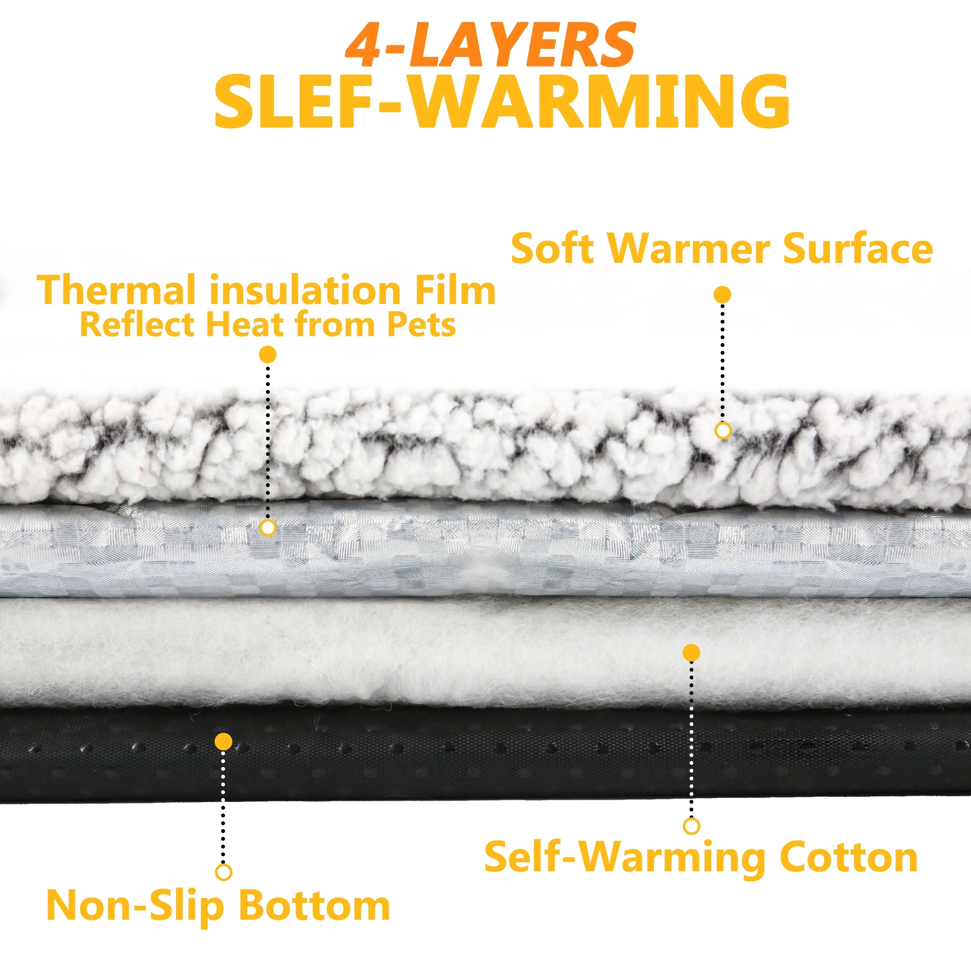 Self-Heating Pet Pad Washable Thermal Mat
