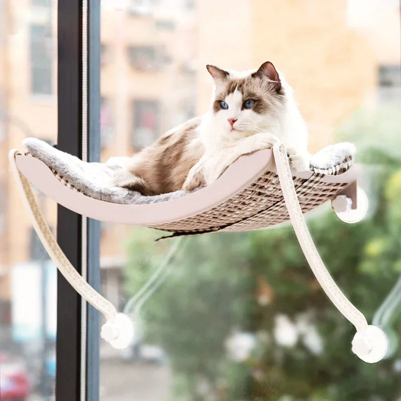 Cat Window Hammock with Fleece Cushion