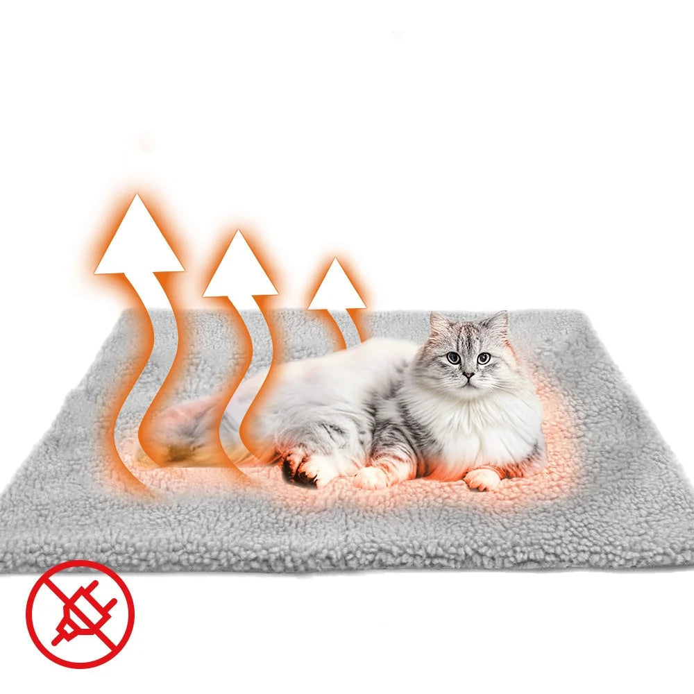 Self-Heating Pet Pad Washable Thermal Mat