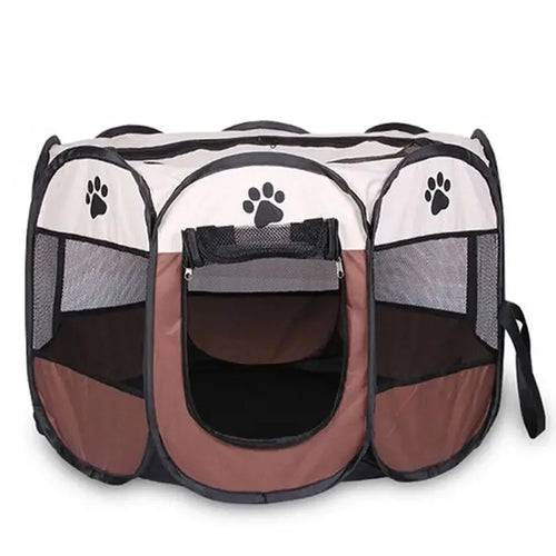 Foldable Octagonal Dog Tent & Playpen