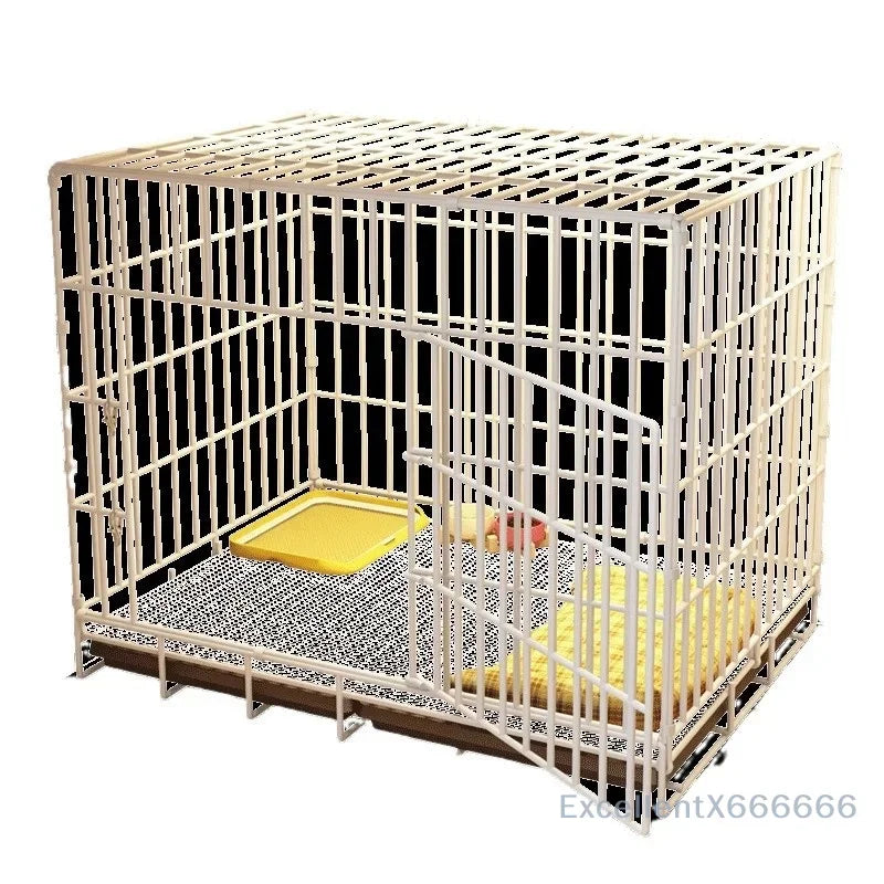 Luxury Indoor Dog House with Toilet and Tray