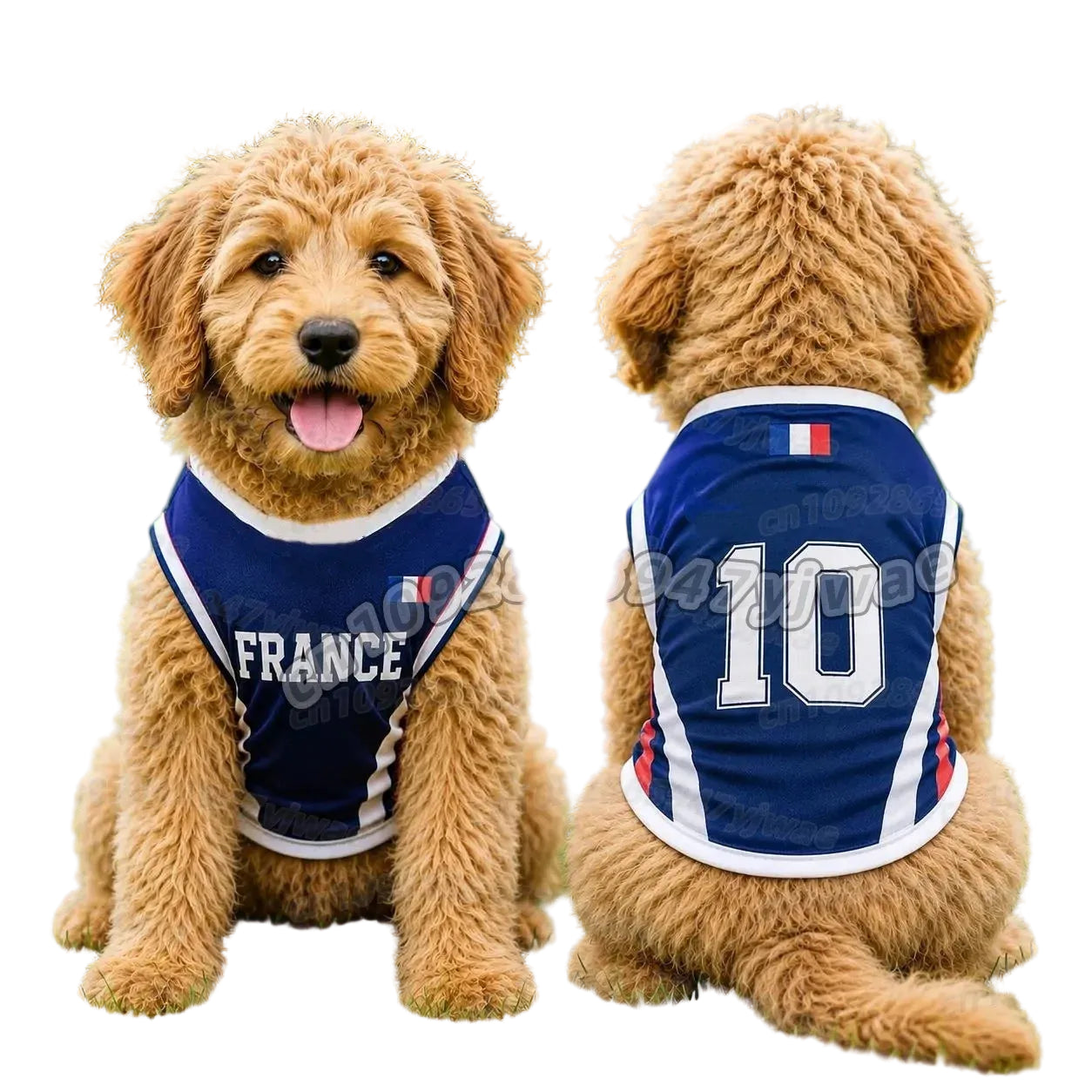 France Soccer Pet T-Shirt Vest