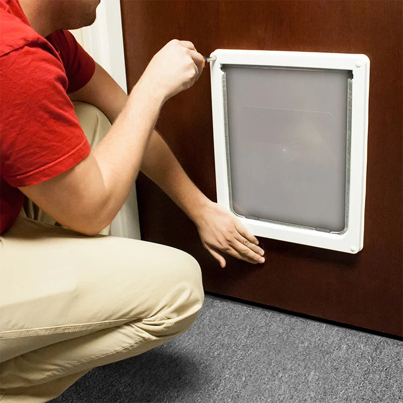 Strong Lockable Pet Door with Privacy Protection