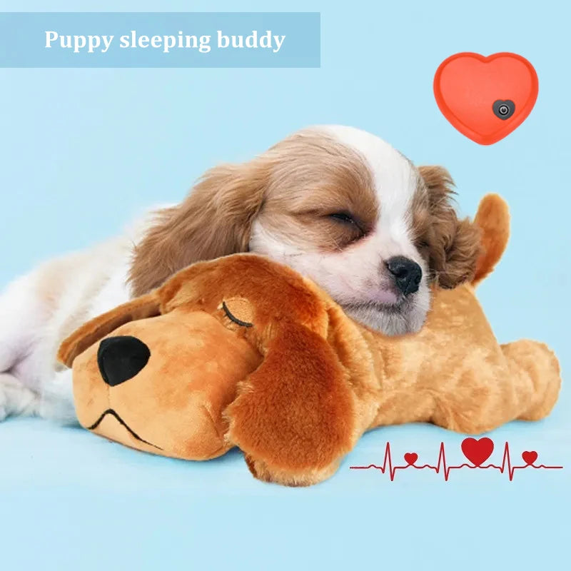 Heartbeat Plush Dog Toy