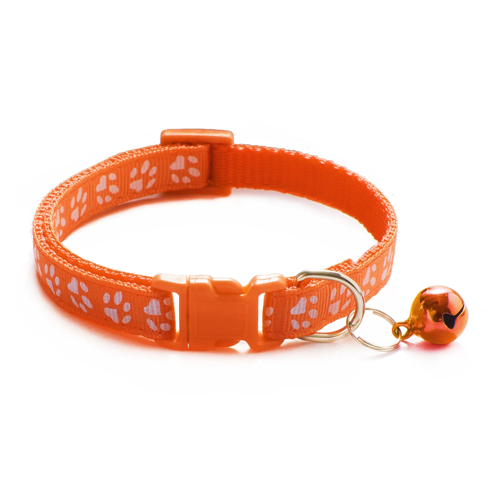 Colourful Cartoon Cat Collar with Bell