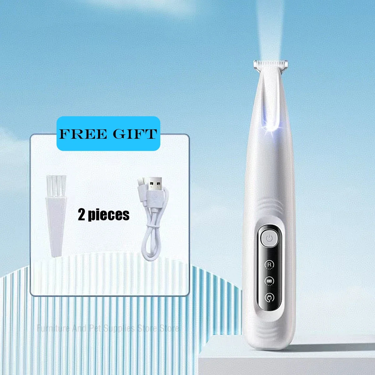 New Pet Paw Trimmer with LED Light